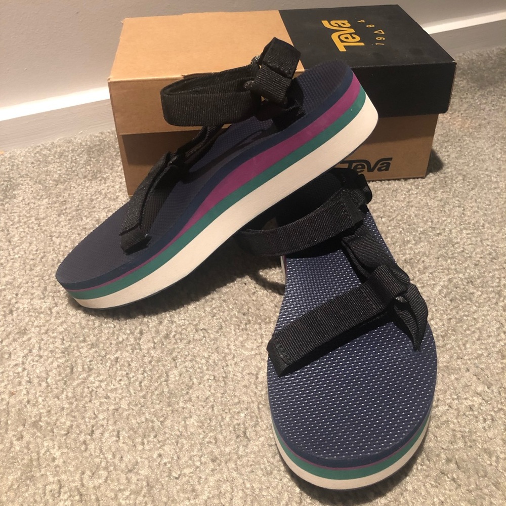 Teva platform sandals